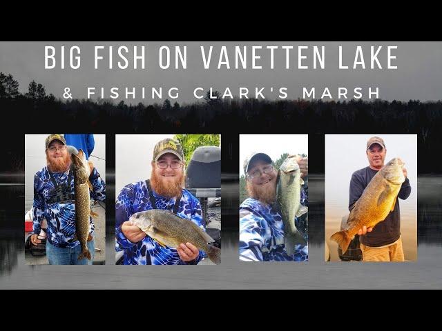 Big Fish on VanEtten Lake & Fishing Clark's Marsh