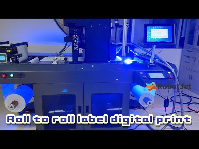 Roll to Roll label UV Single Pass Digital Printer!  #epson #uv #printing  #uvprinters