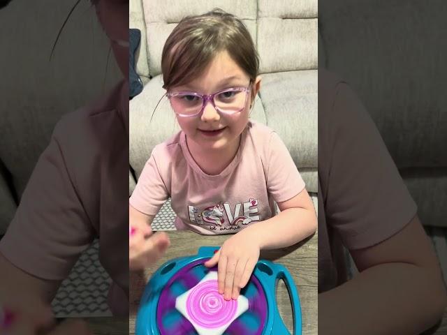 Spin Art with Evie