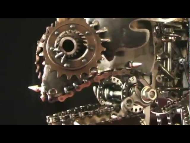 Delmar - kinetic fish sculpture by Chris Cole