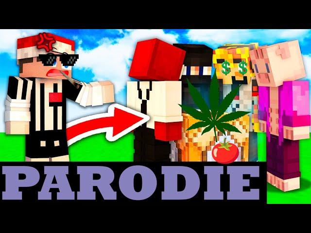 PARODIE na TROSPYHO song / Block na Block  #minecraft #trospy #siryakary #hestreng #parodie