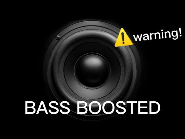 Extreme bass test! Use this to remove dust from speakers!