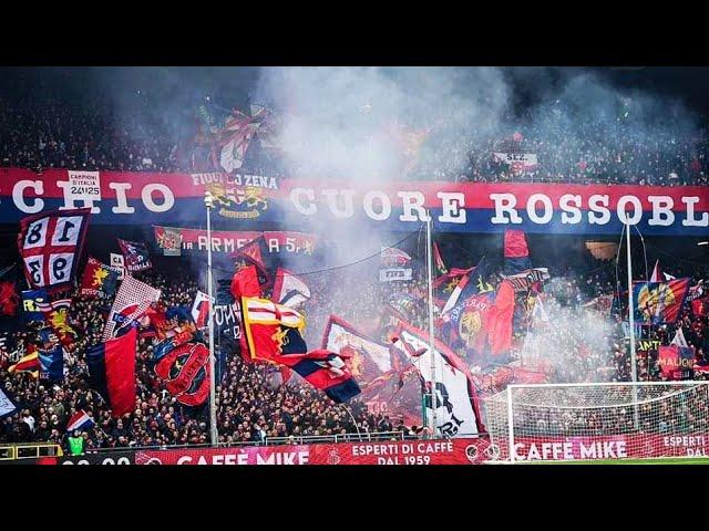 Genoa - Sudtirol | 2:0 | Amazing The Gradinata Nord's Support Action on Serie B Italia