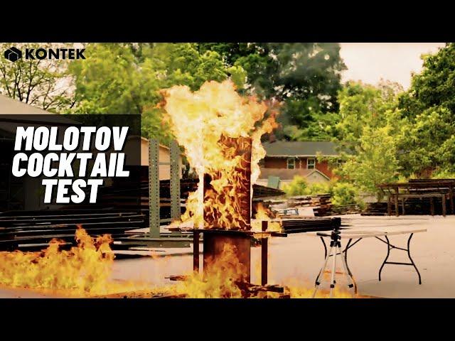 Testing Molotov Cocktails