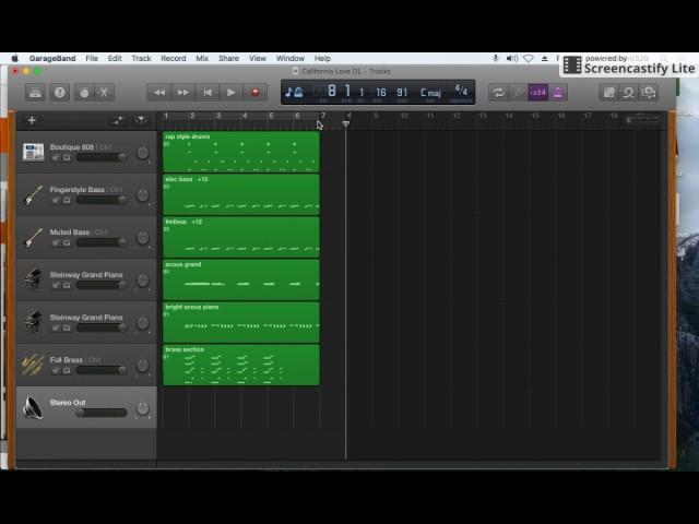GarageBand - Change Display Mode from Measures to Time (seconds and minutes)