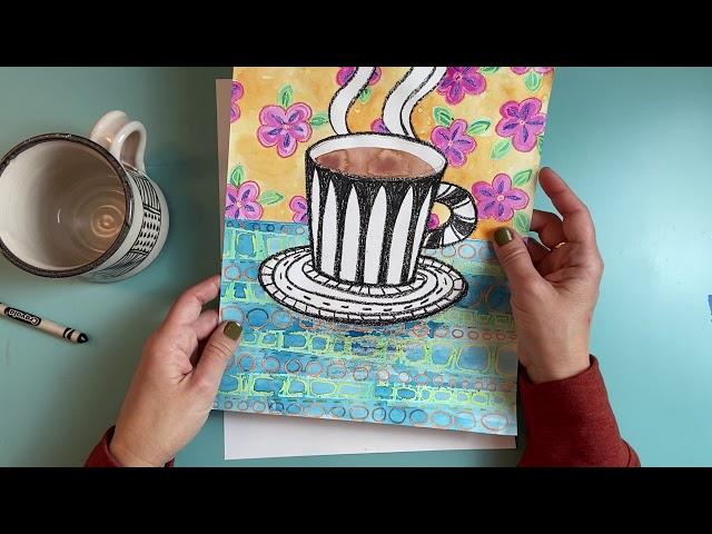 How to Draw a Hot Cocoa Mug!