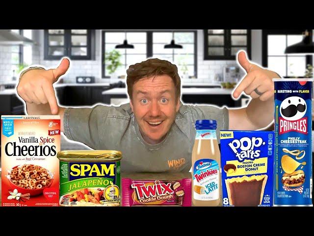 British Guy Tries American Snacks...in actual USA!