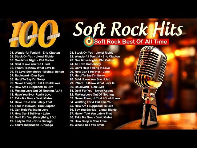 The Best Soft Rock Songs Of All Time   Eric Clapton, Elton John, Bee Gees, Journey, Billy Joel