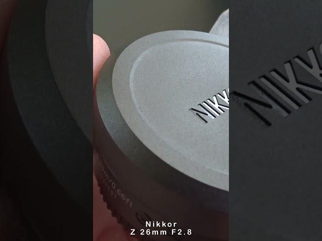 UNBOXING NIKON Z 26mm F2 8 (Nikkor)  #shorts #photography #nikonphotography