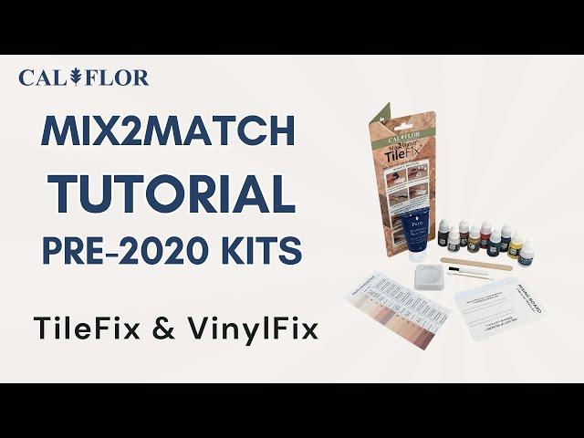 Tile, Concrete and Stone Repair Kit - Cal-Flor Mix2Match TileFix