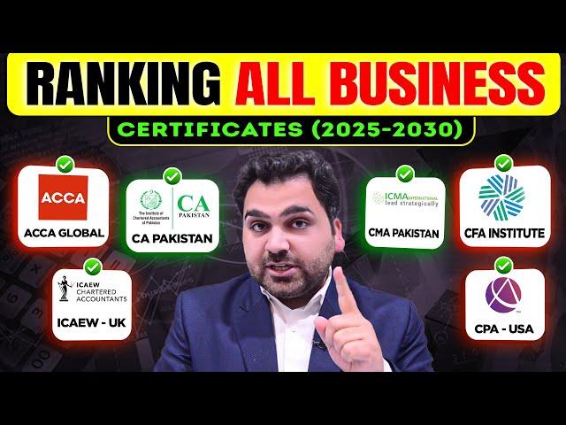 Top 6 Ranked Business Certificates at International Level 2025-2030