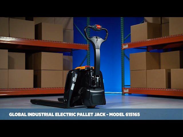 Global Industrial™ Self-Propelled Pallet Jack, Lithium Ion Powered, 3300 lb Cap.