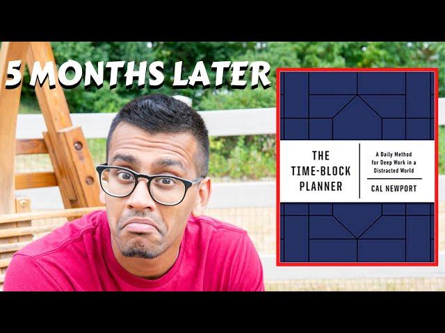 Best productivity planner (5 month review of Cal Newport's time block planner)
