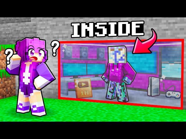 How to Build a SECRET GAMING ROOM in Minecraft!