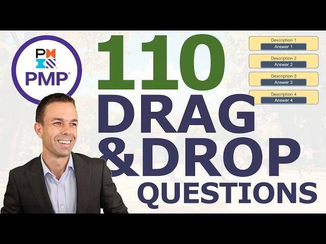 110 PMP Drag & Drop Questions and Answers