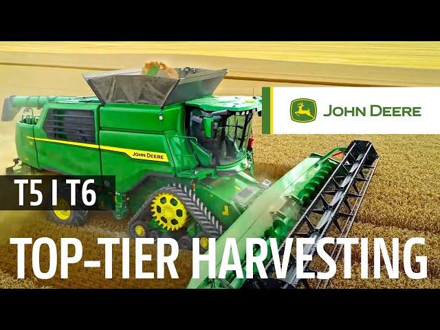 JOHN DEERE T5 and T6 walker combine: The game-changer in harvesting technology