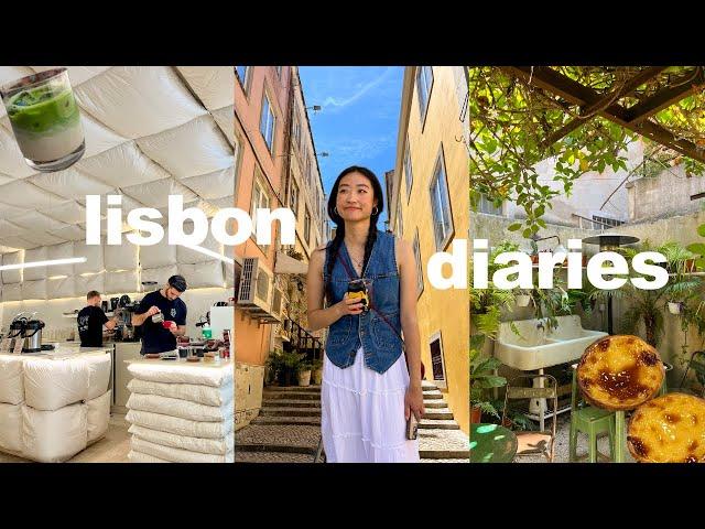 LISBON TRAVEL VLOG | 4 day portugal itinerary, best egg tarts, cafe hopping ️