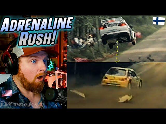 NASCAR Fan Reacts to WRC Rally Finland 2000 PURE SOUND & Jumps!