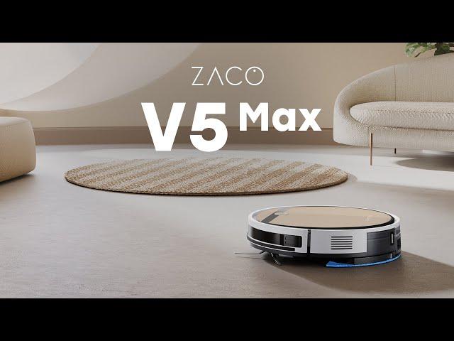 ZACO V5 Max Saugroboter // Saug- und Wischroboter – Official Video Deutsch