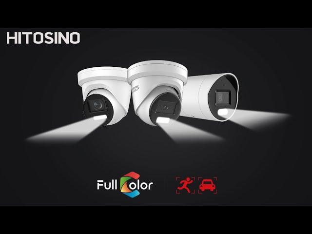 Full Color Acusense Network Camera With human&vehicle-triggered alarms