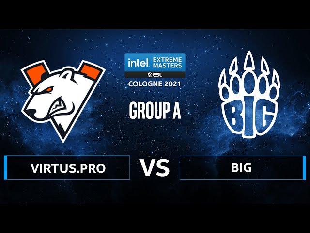 CS:GO - BIG vs Virtus.pro [Inferno] Map 2 - IEM Cologne 2021 - Group A