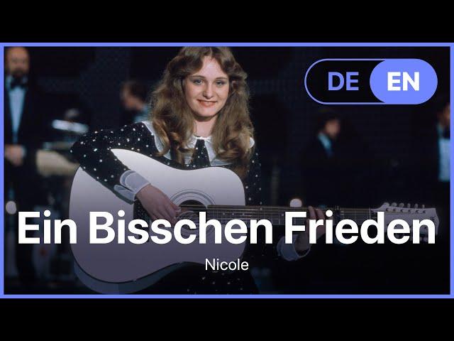 Nicole - Ein Bisschen Frieden (Lyrics / Songtext German & English)