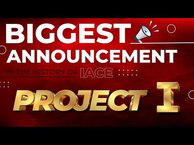 Vinay sir Explains about IACE Latest Project Complete Details | IACE Latest Updates | IACE