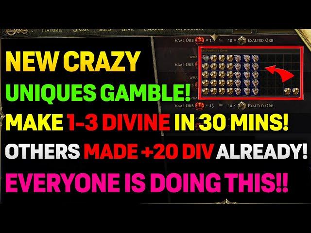 POE 2's MOST POPULAR Currency Making Strategy REVEALED! | Unique Crafting + Gambling!