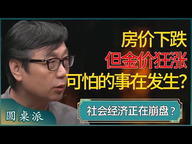 房价下跌但金价暴涨，有可怕的事情正在发生？ #窦文涛 #梁文道 #马未都 #周轶君 #马家辉 #许子东 #圆桌派 #圆桌派第七季