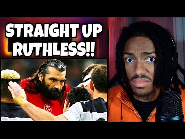 AMERICAN REACTS To Top 10 Most Feared Rugby Players Ever | Physicality, Brutality & Aggressiveness