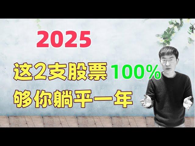 2025，这2支股票够你躺平一年！我已买入，您看着办