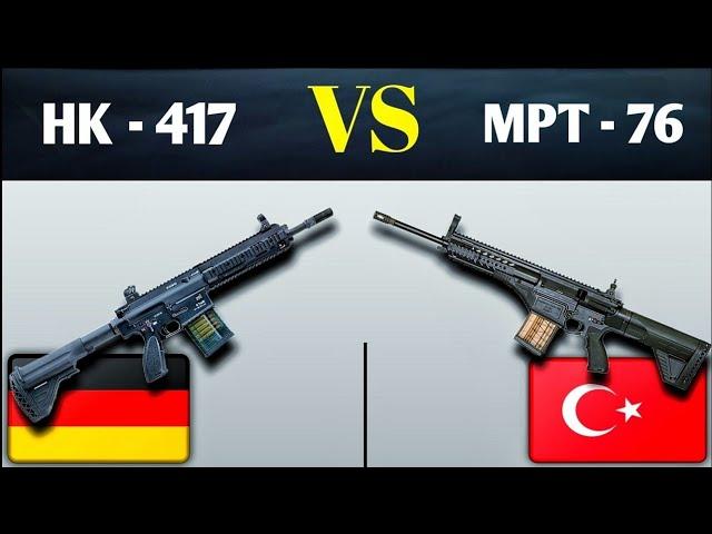 German HK-417 VS Turkish MPT-76 Battle Rifle