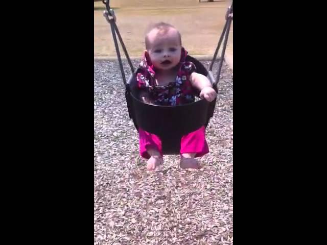 First time in a swing