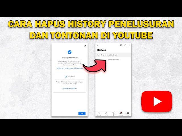 Cara Hapus History Penelusuran dan Tontonan Video YouTube di HP Android