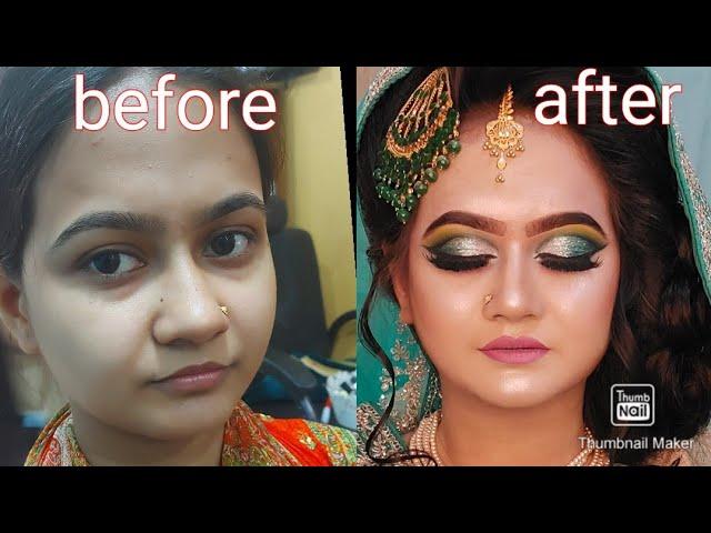 Full Bridal Makeover and hairstyle | Nadia's Makeover |