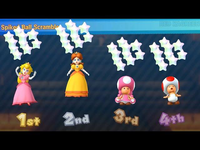 Mario Party 10 Chaos Castle - Toad vs Toadette vs Daisy vs Peach (Very Hard)