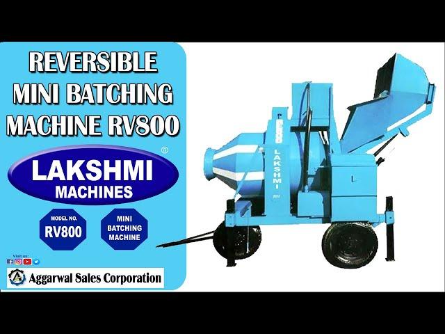 Reversible Concrete Mixer Machine || MODEL RV-800