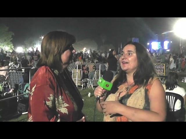 Entrevista a Graciela Brarda,Pta PJ Depto San Justo Festival en El Lago en Alicia