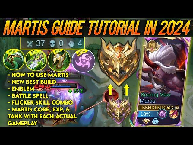 MARTIS GUIDE TUTORIAL 2024 | RANK UP TO MYTHICAL GLORY SOLO QUE | NEW UPDATE GUIDE ( Watch Now )