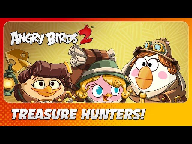 New Hat Set Alert: Treasure Hunters in Angry Birds 2!