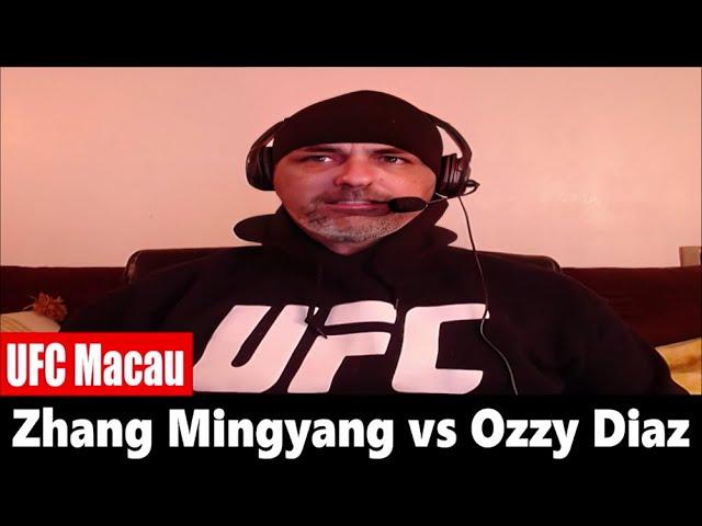 UFC Macau: Zhang Mingyang KO's Ozzy Diaz LIVE REACTION