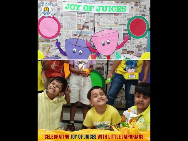 Pre-primary students celebrated the Fruitylicious Fun Lab Juice activity with great enthusiasm!