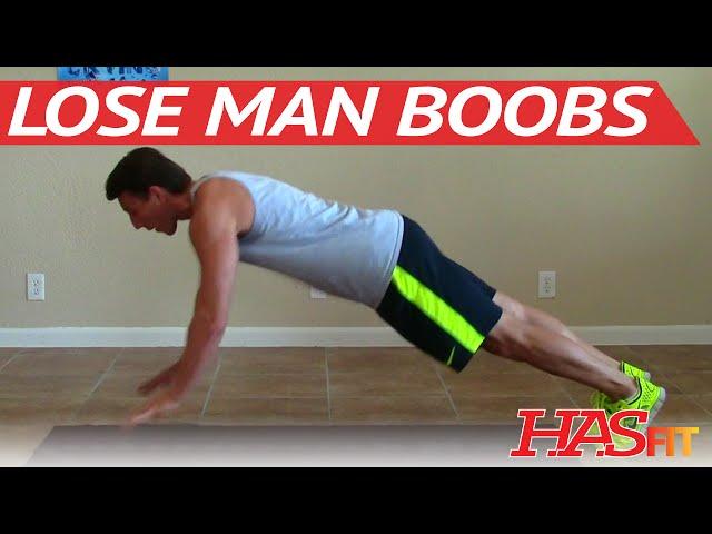 How to Lose Man Boobs - HASfit Man Boobs Workout - How to Get Rid of Man Boobs - Moobs Male Breasts