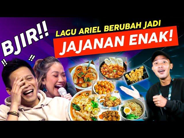 BJIR‼️SEPARUH AKU LAGU ARIEL BERUBAH JADI JAJANAN ENAK OLEH RIAN RRR