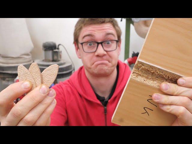 Do biscuits make mitres in particle board stronger?