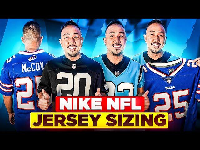 NIKE NFL JERSEY SIZING | WHAT SHOULD I GET??? | NIKE ELITE, LIMITED, GAME & PLAYER LEGEND JERSEY |