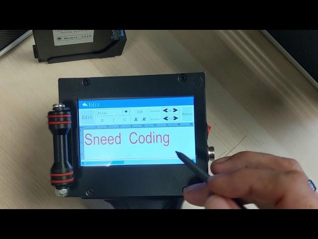 SNEED-JET Freedom Handheld Inkjet Printer - Create a Message