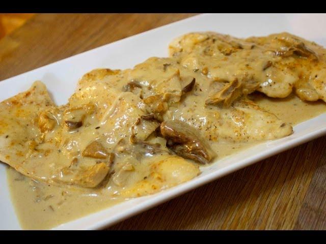 Creamy Mushroom Cheesy Chicken - Cooked by Julie - Episode 92