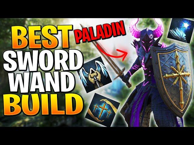 PALADIN BUILD! SWORD AND SHIELD WAND BUILD! Throne and Liberty Wand Sword and Shield Build