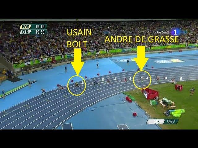 Usain Bolt vs Andre De Grasse on 200m, 100m & 4x100m Relay